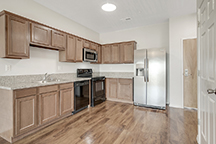 kitchen, apartment 417
